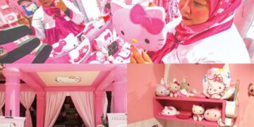 Hamidah sanggup berbelanja besar untuk memiliki koleksi Hello Kitty tulen.