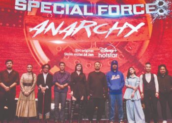 Special Force Anarchy terbitan Disney+ Hotstar dengan kerjasama Skop Productions menampilkan Puteri Aishah sebagai pelakon utama. GAMBAR SADDAM