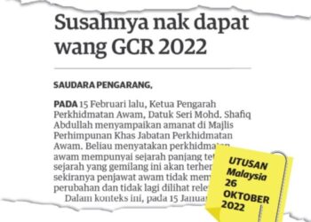 UTUSAN Malaysia.  
26 Oktober 2022