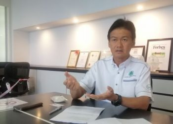 LOW Gay Teck ketika ditemu bual wartawan Utusan Malaysia di pejabatnya di Bandar Sri Damansara, Kuala Lumpur, baru-baru ini. - UTUSAN/YULPISMAN ASLI