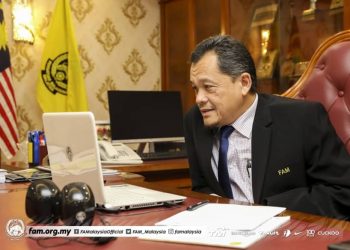 HAMIDIN Mohd. Amin menghadiri mesyuarat jawatankuasa eksekutif AFC secara dalam talian hari ini.