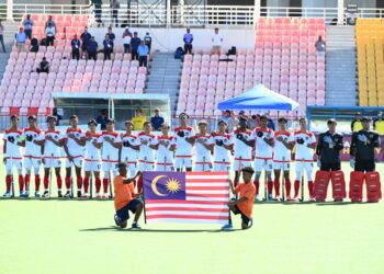 MALAYSIA gagal meneruskan kemaraan ke perlawanan akhir Piala Remaja Asia di Salalah, Oman selepas tewas kepada Pakistan di separuh akhir. - IHSAN AHF