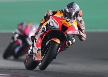 Pelumba Sepanyol, Pol Espargaro dilihat semakin serasi dengan jentera Honda RC213V.-AFP