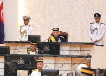 SULTAN IBRAHIM SULTAN ISKANDAR berkenan merasmikan Mesyuarat Pertama Bagi Penggal Persidangan Kedua Dewan Undangan Negeri (DUN) Johor ke-15 di Bangunan Sultan Ismail, Iskandar Puteri.