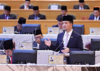 ONN HAFIZ GHAZI menghadiri sidang DUN Johor di Kota Iskandar, Iskandar Puteri.