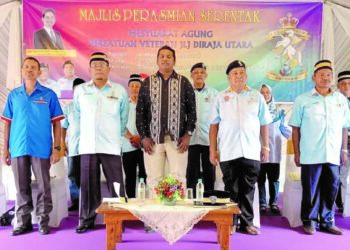 SEBAHAGIAN ahli jawatankuasa yang hadir mesyuarat agung Persatuan VJLJD Negeri Kedah di Dewan Garden Station Sungai Petani, Kedah baru-baru ini.