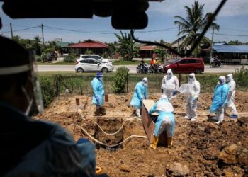 Angka kematian sebanyak 318 orang semalam juga adalah yang tertinggi pernah dilaporkan. - GAMBAR HIASAN