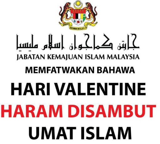 Obéissez à la fatwa interdite pour célébrer la Saint-Valentin