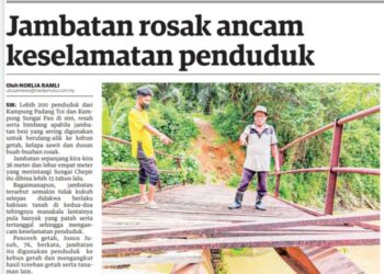 KERATAN akhbar Utusan Malaysia pada 21 Julai 2021