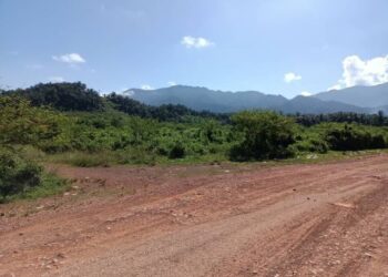TAPAK tanah Projek Bandar Perabot berhampiran Projek Penempatan Masyarakat Setempat (PPMS) Kesedar Sejahtera di Gua Musang, Kelantan semakin terbiar. - AIMUNI TUAN LAH
