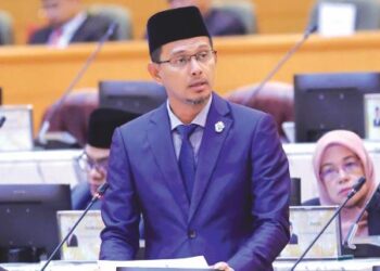 MOHD. Fared Mohd. Khalid ketika sesi penggulungan sidang DUN Johor di Kota Iskandar, Iskandar Puteri.