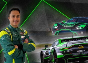 JAZEMAN JAAFAR diberi peluang menguji jentera Aston Martin Vantage GT3 pada Sepang 12 Jam yang kembali dianjurkan selepas 12 tahun di Litar Antarabangsa Sepang, hujung minggu ini.