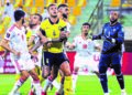 JUNIOR Eldstal ketika mewakili skuad kebangsaan sebelum ini.