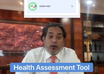 TANGKAP layar rakaman video berhubung nasihat dikeluarkan Khairy Jamaluddin kepada orang awam. 