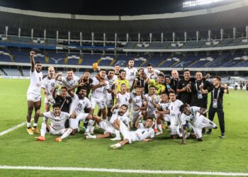 PEMAIN Kuala Lumpur City meraikan kejayaan menumpaskan ATK Mohun Bagan 3-1. - IHSAN KL CITY