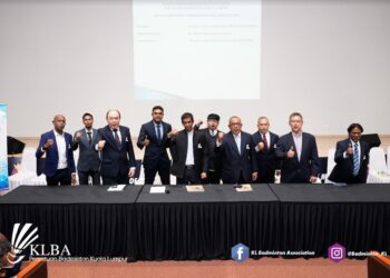 BARISAN kepemimpinan KLBA bagi penggal 2022-2026.