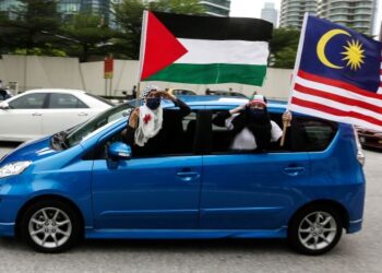 Kerajaan di bawah kepimpinan Tan Sri Muhyiddin Yassin melakukan satu langkah awal ke arah penyatuan Rumpun Nusantara dalam isu Palestin-Israel. – UTUSAN/AFIQ RAZALI