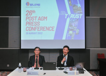 Sidang media Eupe Corporation Berhad's Mesyuarat Agung Pasca Tahunan yang ke- 26
yang diadakan di Avante Hotel, Petaling Jaya. - Mohd Firdaus Mohd Johari