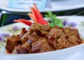 Kambing masak pesamah.