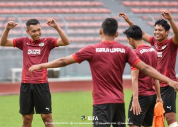 PASUKAN Kuala Lumpur memerlukan minimum RM5 juta semusim untuk menghadapi cabaran Liga Malaysia. - KUALA LUMPUR FA