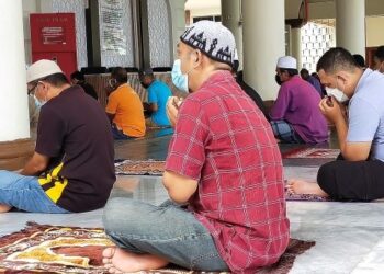SUASANA di Masjid Muhammad Kota Bharu, Kelantan. - UTUSAN/YATIMIN ABDULLAH