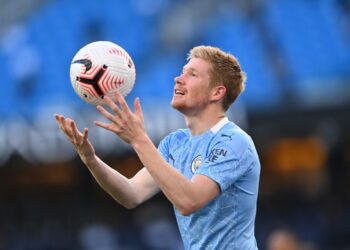 KEVIN de Bruyne ledak gol kemenangan Manchester City.