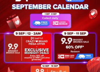 LAZMALL Crazy Brand Mega Offers dan Exclusive Midnight Deals bermula malam ini. - GAMBAR HIASAN