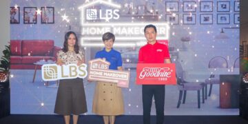 PENGARAH Eksekutif LBS, Datuk Cynthia Lim (tengah) bersama Pengarah Urusan Kumpulan Goodnite International Sdn. Bhd, Teo Yek Ming (kanan) dan Duta Tilam Goodnite, Siti Saleha pada pelancaran LBS Home Makeover by Goodnite di KITA @Cybersouth Galeri. -UTUSAN/SADDAM YUSOFF