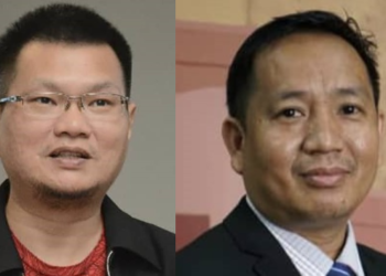 LEE KUOK TIUNG (kiri) dan  ROMZI ATIONG