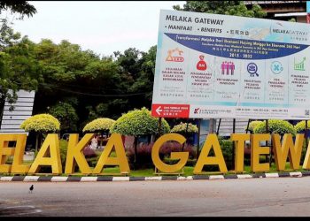PEMAJU projek tambak laut Melaka Gateway ditamatkan perjanjian ekoran gagal menyiapkan projek tersebut di Pulau Melaka, Banda Hilir, Melaka. - UTUSAN/ RASUL AZLI SAMAD