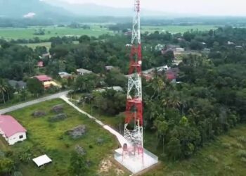 MENARA komunikasi baharu di Kampung Jakar, Temangan, Kelantan yang dibina di
bawah Pelan Jalinan Digital Negara (Jendela) sudah mula beroperasi sejak Jun lalu.