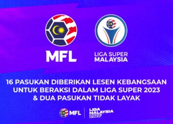 SEBANYAK 16 pasukan diberikan lesen kebangsaan.