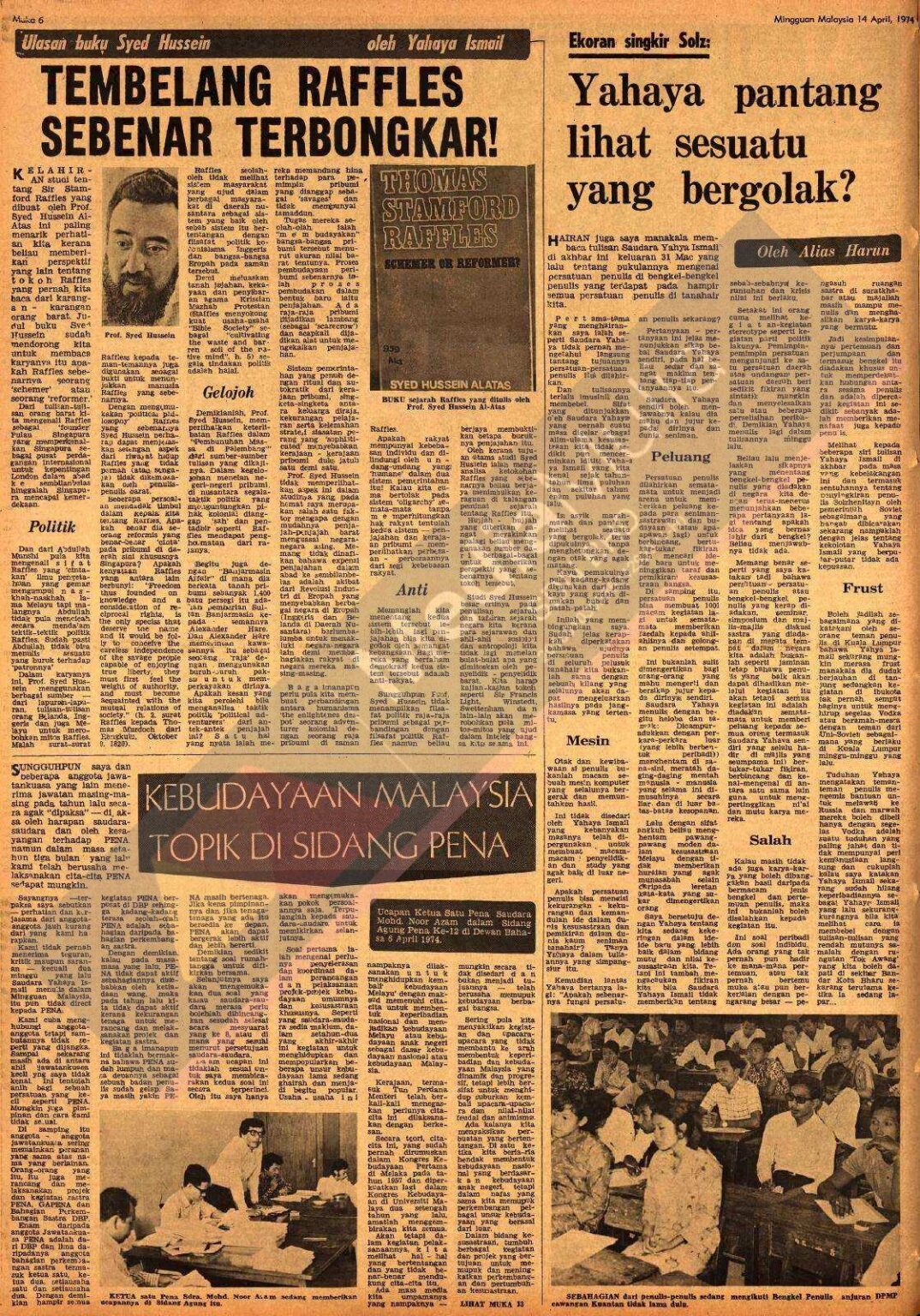 Tokoh Raffles Buku dedah siapa Raffles sebenarnya - Utusan Malaysia