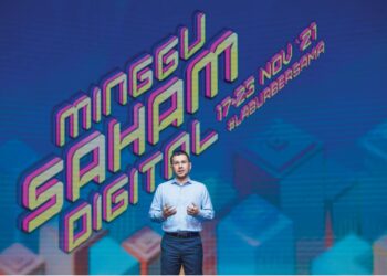 AHMAD Zulqarnain Onn pada majlis penutup Minggu Saham Digital 2021 Permodalan Nasional Berhad, semalam.