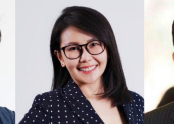 (Dari kiri) MIKE CHONG YEW CHUAN,  NICOLE WONG SIAW TING dan  M. ASOJAN