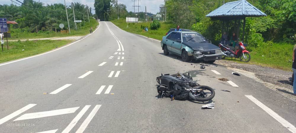 Lelaki maut motosikal bertembung kereta