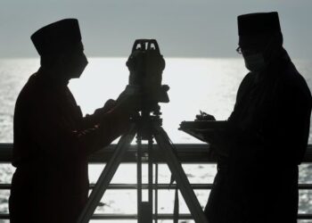 TARIKH bagi melihat anak bulan Syawal ialah pada petang Ahad, 1 Mei 2022 Masihi bersamaan 29 Ramadan 1443 Hijriah.