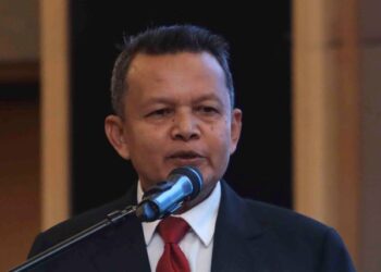 AMINUDDIN Awang ketika ditemui pada majlis menandatangani MoU antara NUTP dan Takaful Am Malaysia di Putrajaya. - UTUSAN/FAISOL MUSTAFA