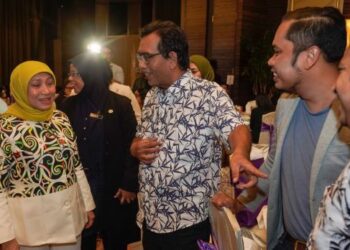 NANCY Shukri ketika hadir dalam program KPWKM Bersama Media di Kuala Lumpur, malam tadi.