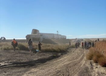 TIGA orang terbunuh dan puluhan lagi cedera dalam nahas kereta api di Montana, AS. - TWITTER