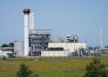 LOJI perindustrian saluran paip Nord Stream 1 Laut Baltik berhampiran Lubmin, timur laut Jerman. - AFP