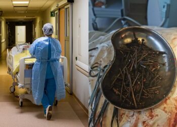 OBJEK ditemukan ketika pembedahan. - LRT.IT