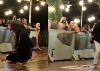 TANGKAP layar video lelaki yang disaksikan puluhan pelajar wanita di Indonesia. - MEDIA SOSIAL