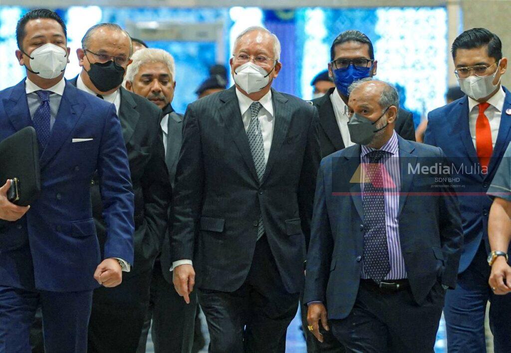 Reaksi Datuk Seri Najib Tun Razak di Mahkamah Persekutuan