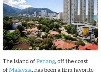 PULAU PINANG sekali lagi sekali lagi mendapat pengiktirafan dunia apabila disenaraikan sebagai salah sebuah daripada 15 pulau terbaik di dunia untuk bersara oleh laman web antarabangsa, International Living pada 14 Disember lalu.