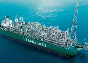 KETIKA ini, Petronas mengendalikan dua kemudahan LNG terapung, iaitu PFLNG SATU dan PFLNG DUA.