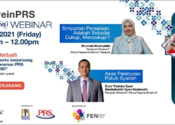 ORANG ramai dijemput mengikuti webinar persediaan kecukupan menjelang persaraan anjuran 
Private Pension Administrator Malaysia (PPA) dengan kerjasama Principal Asset Management Berhad.