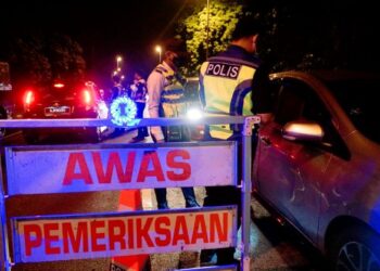 SELAIN sumbang mahram, kes-kes pecah rumah dan kemalangan jalan raya disebabkan pemandu mabuk
amat tinggi pada waktu malam sepanjang  fenomena  bulan tiga suku.
– UTUSAN/Zulfachri Zulkifli