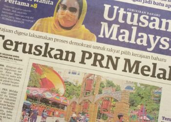 KERATAN akhbar Utusan Malaysia 8 Oktober lalu.