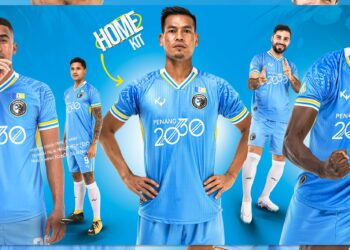 JERSI baharu Penang FC untuk musim 2023.